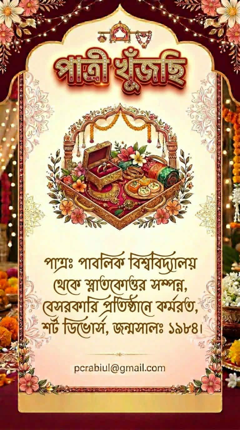 Bride - Civil Engineer (Khulna)
